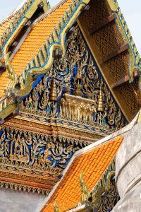 The Upper Pediment of Phra Vihara Luang, Wat Ratchapradit